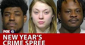 Milwaukee 4-day New Year's crime spree, 3 charged | FOX6 News Milwaukee