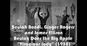 Beulah does the Big Apple - Beulah Bondi, Ginger Rogers and James Ellison "Vivacious Lady" (1938)