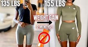 HOW TO GAIN WEIGHT FAST FOR SKINNY WOMEN! FAST METABOLISM, NO APETAMIN!! | My Weight Gain Journey