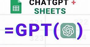 Cómo usar ChatGPT (inteligencia artificial) dentro de Google Sheets