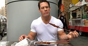 John Cena in China: Fine dining from mobile food carts