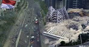 2 minutes ago in Indonesia! Many buildings collapsed! A 7.5 magnitude earthquake shook the city