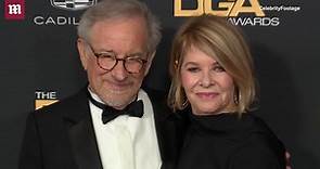 Steven Spielberg and Kate Capshaw arrive at the 75th DGA Awards