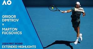 Grigor Dimitrov v Marton Fucsovics Extended Highlights | Australian Open 2024 First Round