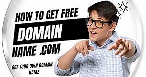How To Get Free .xyz domain 2023 | Free Domain name | Get Your Own Domain Name Free | Gen.xyz Domain