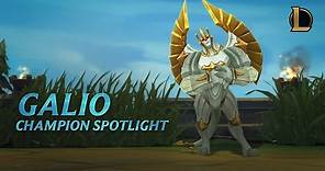 Galio Champion Spotlight | Gameplay - League of Legends