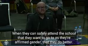Teddy Cook speaking on Mark Latham’s anti-trans bill in NSW