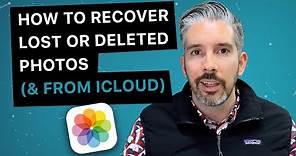 How to recover lost or deleted iPhone photos