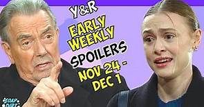 Young and Restless Early Weekly Spoilers Nov 27 - Dec 1: Victor Rages as Claire Taunts #yr