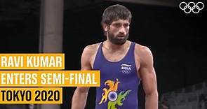 Ravi Kumar Dahiya powers into semi-final | #Tokyo2020 Highlights