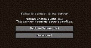 Minecraft: Fix missing profile public key error in Java Edition