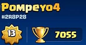 LLEGANDO A LAS 7000 COPAS | Pompeyo Clash Royale