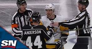 Sidney Crosby Receives Game Misconduct After Altercation With Kings' Mikey Anderson