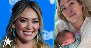 Hilary Duff SNUGGLES Newborn Baby No. 4 In Adorable Selfie