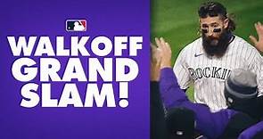 WALK-OFF GRAND SLAM! Charlie Blackmon wins it for Rockies after they were down in 9th