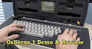 Osborne 1 Computer Part 3 - Demonstration and Review