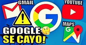 GOOGLE SE CAYO 2021 | Caida de Gmail - Youtube - Maps y otros servicios ¿Qué se sabe hasta ahora?