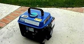 Testing My New Chicago 800-Watt Portable Electric Generator