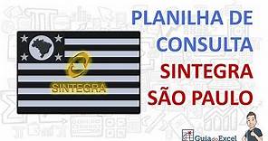 [Excel] Consulta Sintegra de São Paulo automática