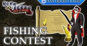 Fishing Contest Quest | OSRS Quick Guide [2023]
