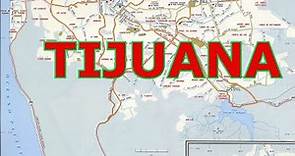 mapa de Tijuana Baja California