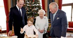 Queen marks new decade with photo alongside her three heirs | UK News | Sky News