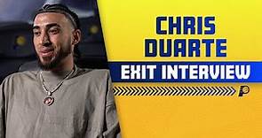 Chris Duarte 2022-23 Exit Interview | Indiana Pacers