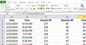 Utilizing Excel to Monitor Your Blood Pressure