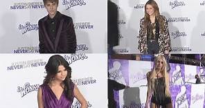 Justin Bieber "NEVER SAY NEVER" Premiere Selena Gomez, Miley Cyrus, Willow Smith
