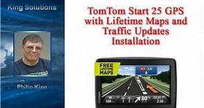 TomTom Start 25 GPS Navigation System Software Installation