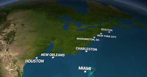 Animated map shows what the US would look like if all the Earth's ice melted