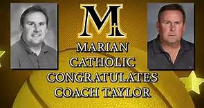With a 55-37 victory over... - Marian Catholic High School
