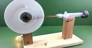 How To Make Free Energy Steam Engine Generator With Magnets Using DC Motor Experiments at Home