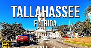 Driving Around Tallahassee [4K] | Florida | United States