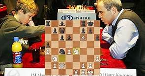 Magnus Carlsen vs Garry Kasparov | Reykjavik (Iceland) 2004 year #chess