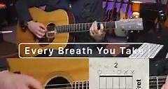 Every Breath You Take Open Chords Beginner Guitar Lesson #everybreathyoutake #beginnerguitar #guitarlesson #sting #acousticguitar #chords #guitarchords #howtoplay | Henry Olsen Guitar