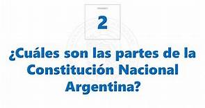 Ep02 ¿Cuáles son las partes de la Constitución Nacional Argentina?