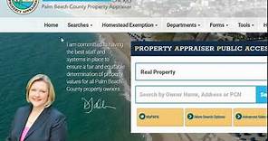 PBC Property Appraiser's Office - PAPA Website - More Search Options