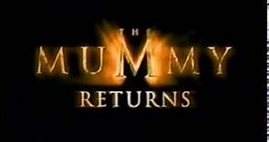 The Mummy Returns Movie TV Spot (2001) Brendan Fraser