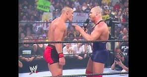 John Cena makes his WWE debut against Kurt Angle