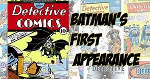 BATMAN’S FIRST APPEARANCE - Detective Comics #27 (Read Along)