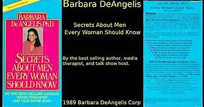 Secrets About Men Every Woman Should Know | Barbara De Angelis