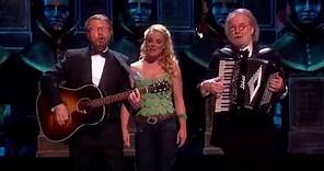 Benny Andersson & Björn Ulvaeus perform at the 2014 Olivier Awards.