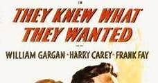 Sabían lo que querían (1940) Online - Película Completa en Español - FULLTV