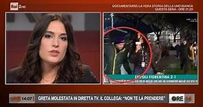 Greta Beccaglia, la giornalista molestata in diretta tv - Ore 14 del 29/11/2021