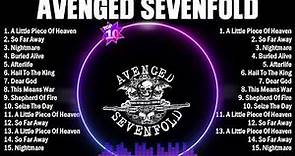 Avenged Sevenfold Greatest Hits Playlist Full Album ~ Best Of Rock Songs Collection Of All Time