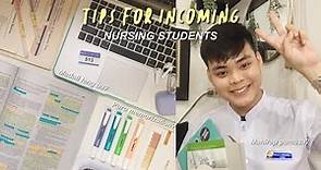 Tips for Incoming Nursing Students📚👨‍⚕️ | Student Nurse Diaries | Philippines