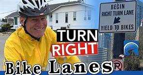 Bicycle Lanes: How to Turn Right Correctly