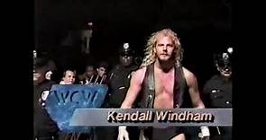 Kendall Windham in action Saturday Night Dec 23rd, 1989