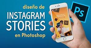 Como diseñar INSTAGRAM Stories en Photoshop 🙌 TUTORIAL Historias de instagram desde cero! 😇